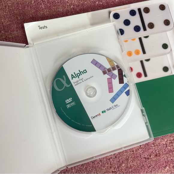 Almost New Math-U-See Alpha Set Single Digit Addition & Subtraction Homeschool - Picture 4 of 6